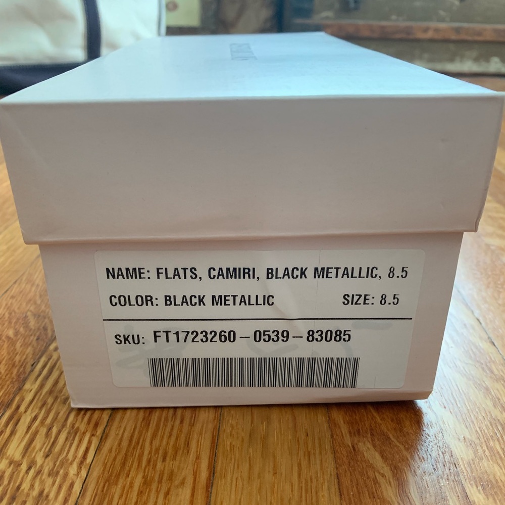 Metallic Floral Just Fab 8.5 loafer - Picture 4 of 4